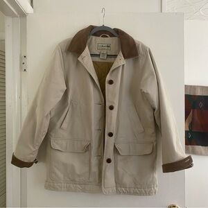 L.L. Bean Tan Barn Jacket